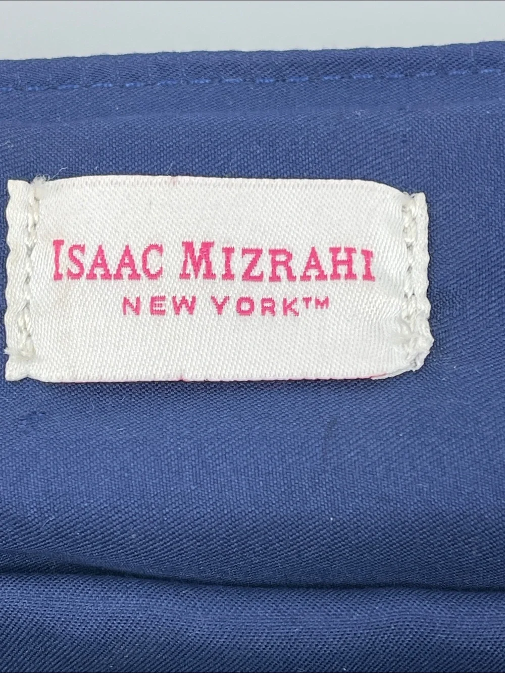 Isaac Mizrahi Purple Interior Backpack /BAG with Teal OUTSIDE Trim
